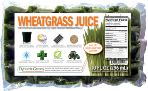 DynamicGreens Wheatgrass juice frozen bag