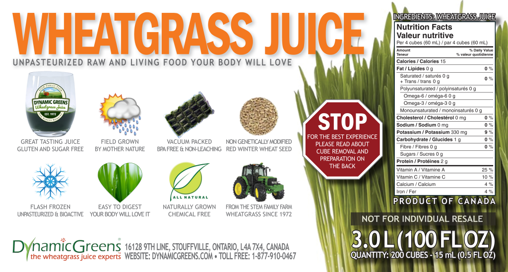 Wheatgrass Juice 100 Fl Oz